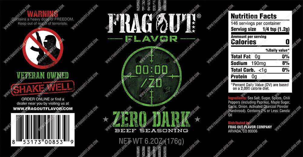 8fl oz Zero Dark - Beef Seasoning