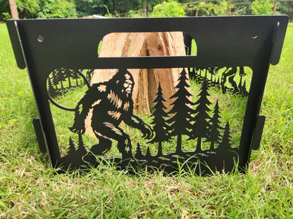 Portable Texas Fire Ring - Collapsible 6 Panel Campfire Pit - Texas Made