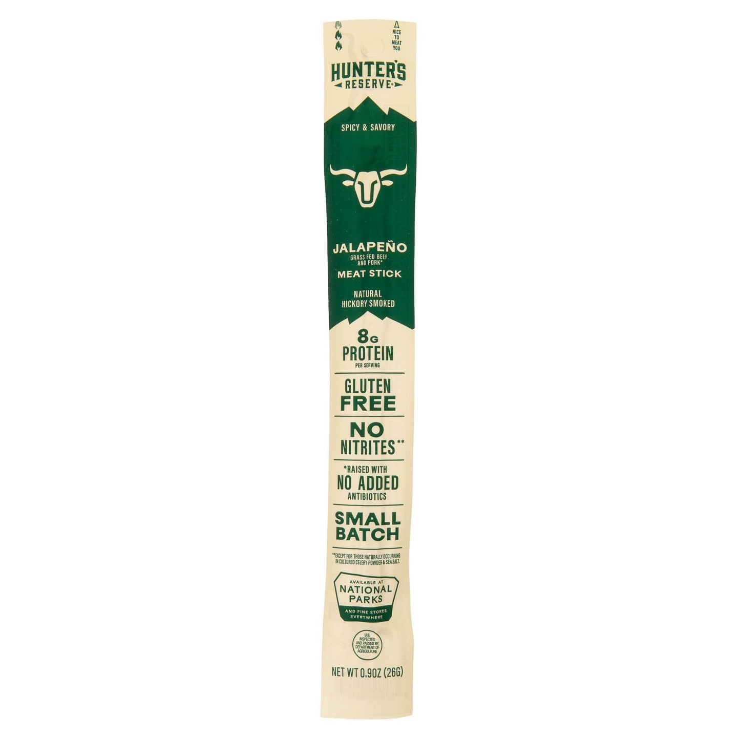 Jalapeño Grass Fed Beef Meat Sticks 